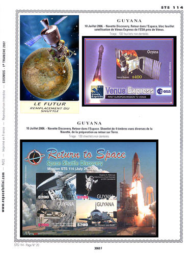 page number _3068_F_ from album espace to collect stamps