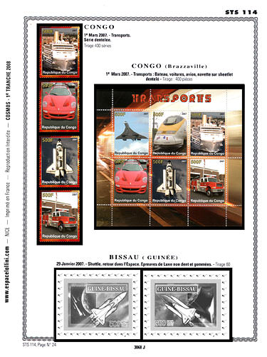 page number _3068_J_ from album espace to collect stamps