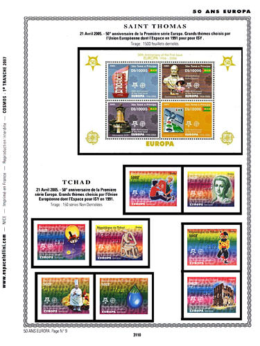 page number _3110__ from album espace to collect stamps