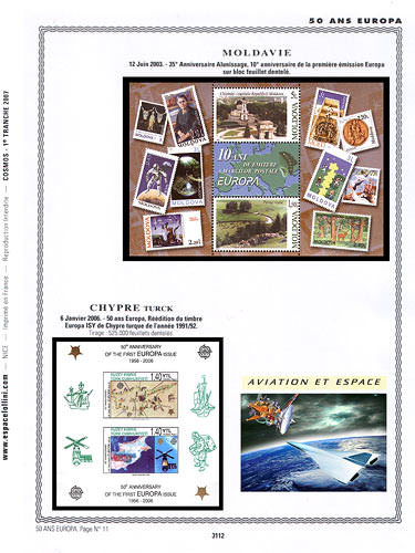 page number _3112__ from album espace to collect stamps