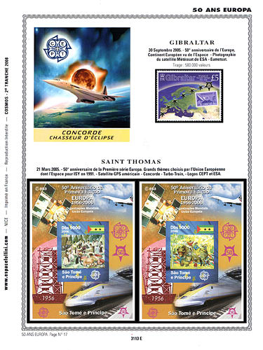 page _3113_E_ de album collection espace de timbres