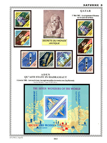 page number _313_Z_ from album espace to collect stamps