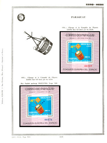page number _322_B_ from album espace to collect stamps