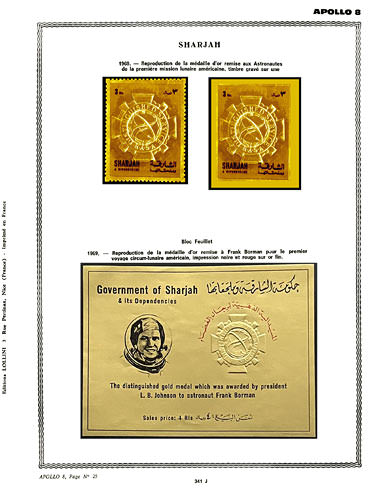page number _341_J_ from album espace to collect stamps