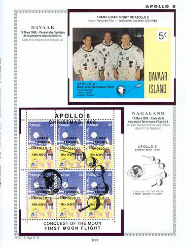 page number _341_X_ from album espace to collect stamps