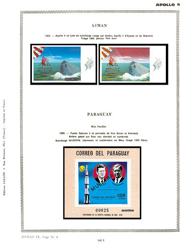 page _348_B_ de album collection espace de timbres