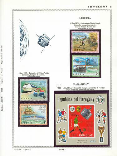 page _353_AB_3 de album collection espace de timbres