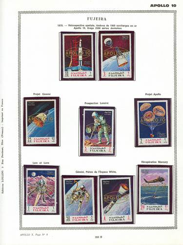 page number _353_D_ from album espace to collect stamps