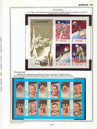 page number _353_F_ from album espace to collect stamps