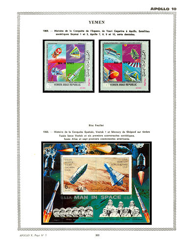page number _353__ from album espace to collect stamps