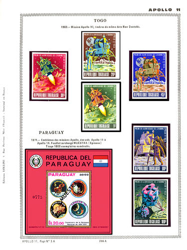 page number _356_A_ from album espace to collect stamps