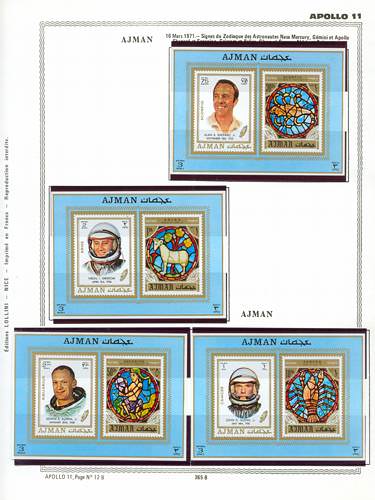 page number _365_B_ from album espace to collect stamps