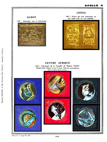 page number _377_B_ from album espace to collect stamps