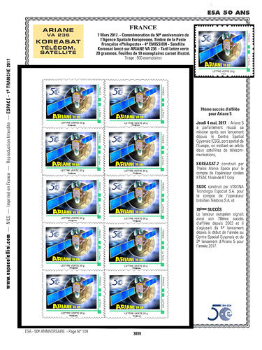 page number _3899__ from album espace to collect stamps