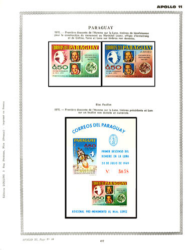 page number _417__ from album espace to collect stamps