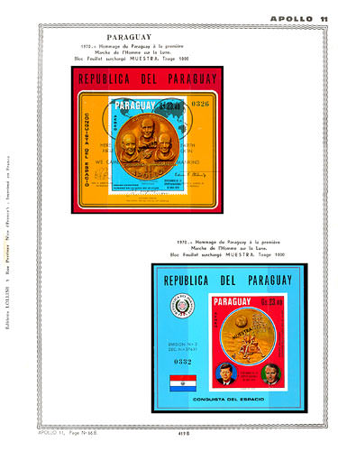 page _419_B_ de album collection espace de timbres