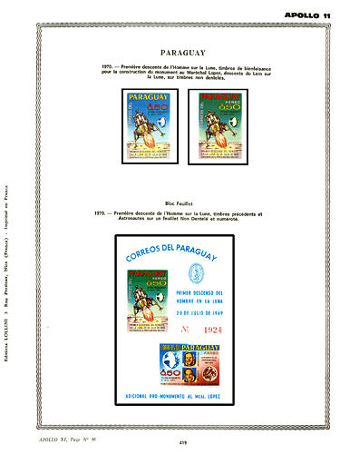 page number _419__ from album espace to collect stamps