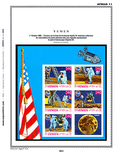 page number _423_A_ from album espace to collect stamps