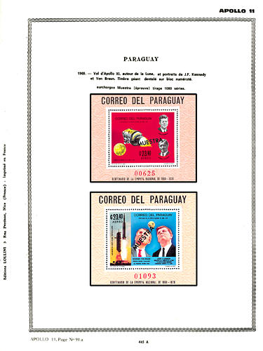 page number _445_A_ from album espace to collect stamps