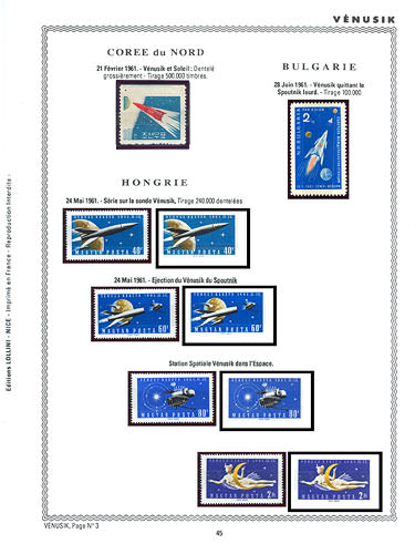 page number _45__ from album espace to collect stamps