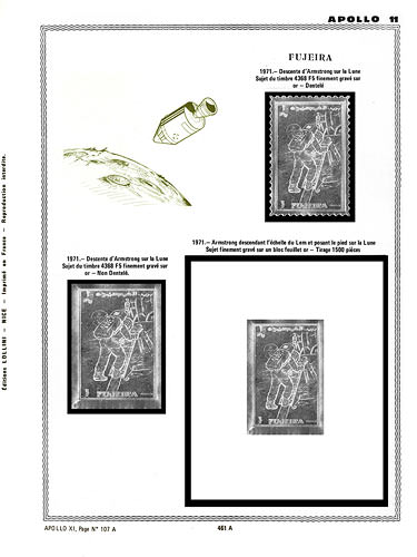 page number _461_A_ from album espace to collect stamps