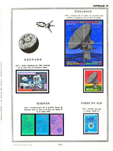 page number _485_A_ from album espace to collect stamps