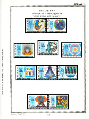 page number _485_D_ from album espace to collect stamps