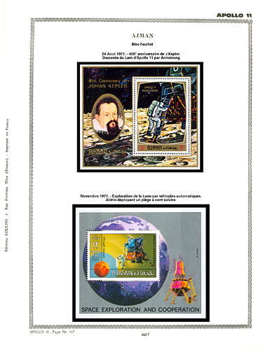 page number _485_F_ from album espace to collect stamps