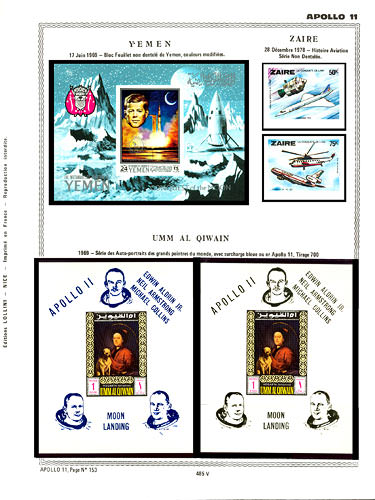 page number _485_V_ from album espace to collect stamps