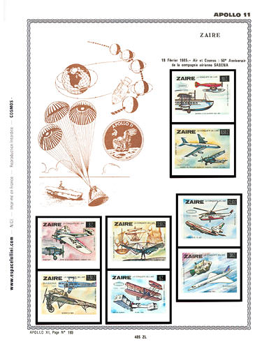 page number _485_ZL_ from album espace to collect stamps