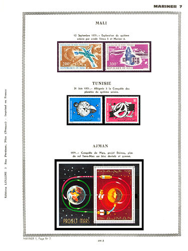 page number _491_A_ from album espace to collect stamps