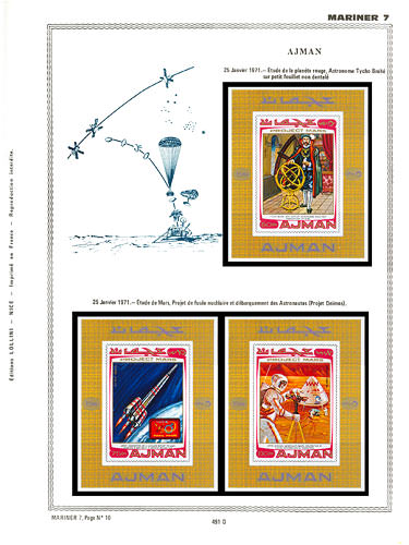 page number _491_D_ from album espace to collect stamps