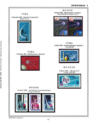 page _4_C_ de album collection espace de timbres