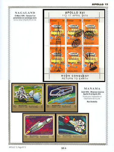 page number _529_A_ from album espace to collect stamps