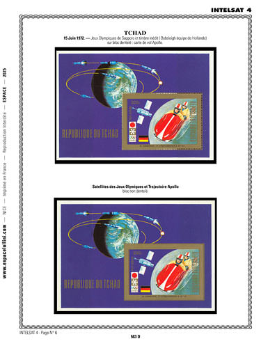 page number _583_D_ from album espace to collect stamps
