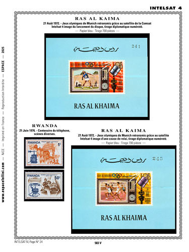 page _583_V_ de album collection espace de timbres