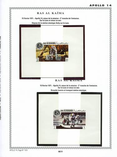 page number _602_B_ from album espace to collect stamps