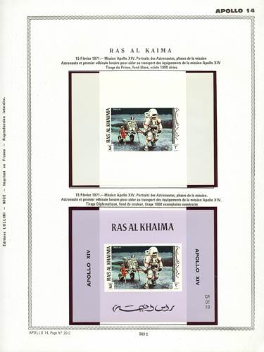page number _603_C_ from album espace to collect stamps