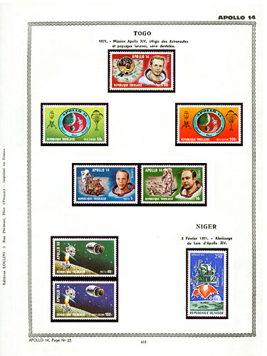 page number _605__ from album espace to collect stamps