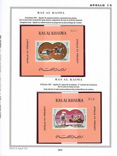 page _650_B_ de album collection espace de timbres