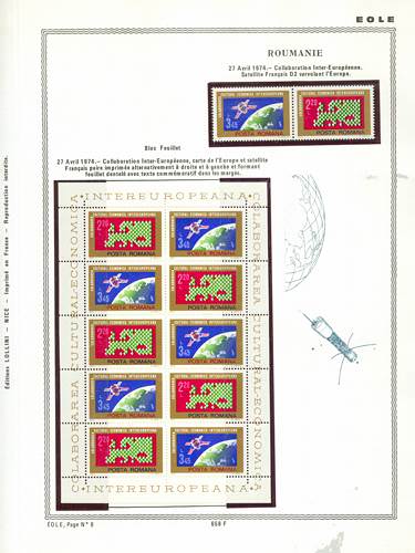 page number _658_F_ from album espace to collect stamps