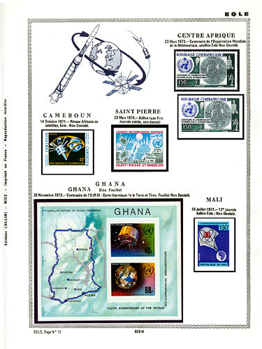 page number _658_H_ from album espace to collect stamps