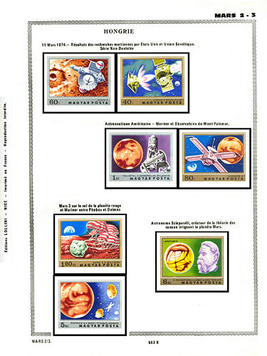 page number _663_B_ from album espace to collect stamps