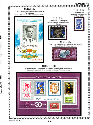 page number _66_Q_ from album espace to collect stamps