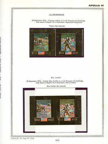 page number _687_A_ from album espace to collect stamps