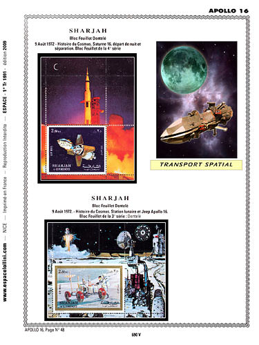 page _690_V_ de album collection espace de timbres