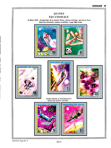 page number _694_B_ from album espace to collect stamps