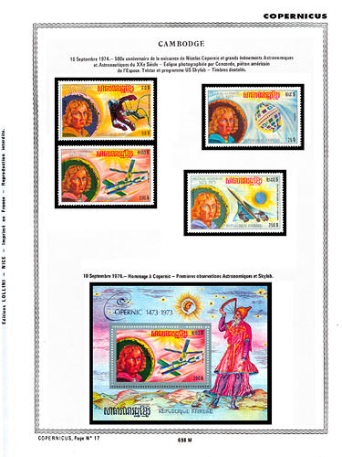 page number _698_M_ from album espace to collect stamps