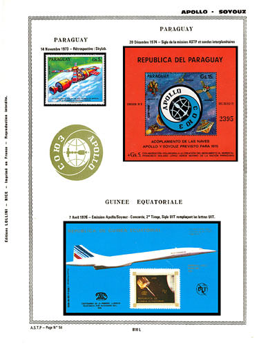 page number _810_L_ from album espace to collect stamps