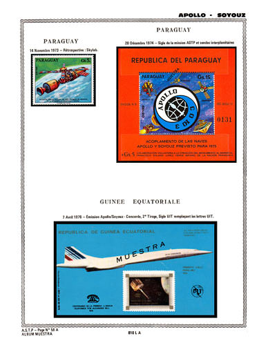 page number _810_L_1 from album espace to collect stamps